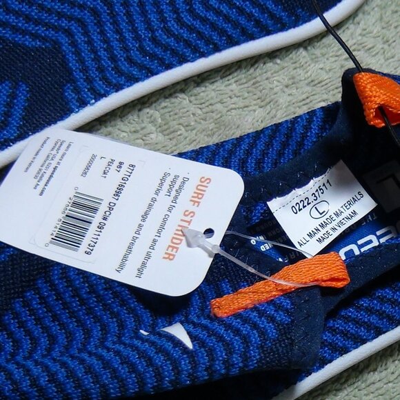 Speedo Surf Strider Ultralight Water Shoes Junior Boys Peat-coat Blue Size 4-5 L - Picture 3 of 12